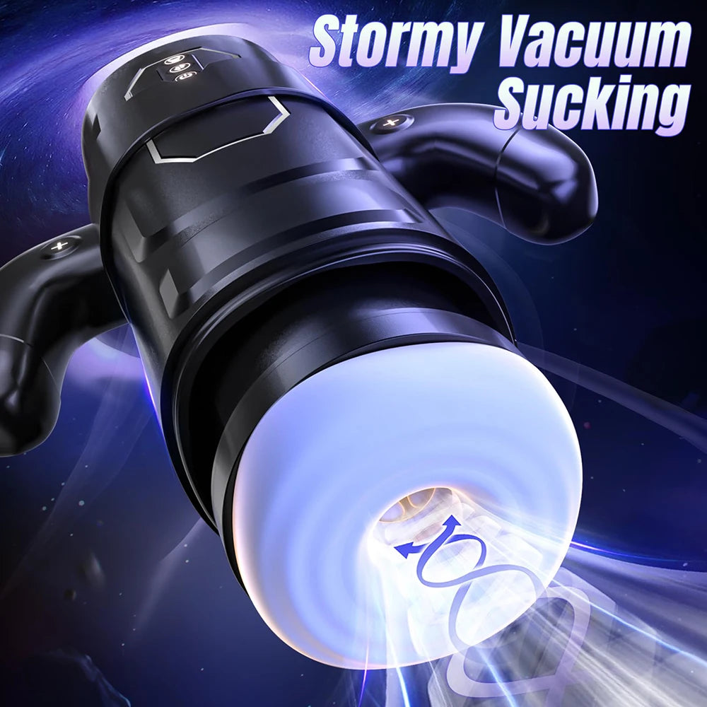 Automatisk masturbator med sugfunktion