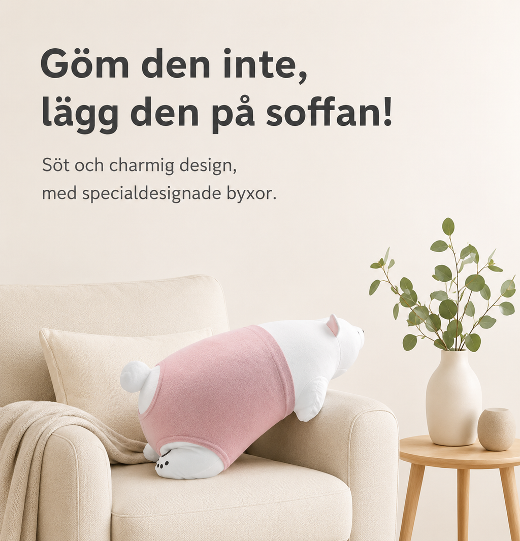 Elegant diskret teddybjörn