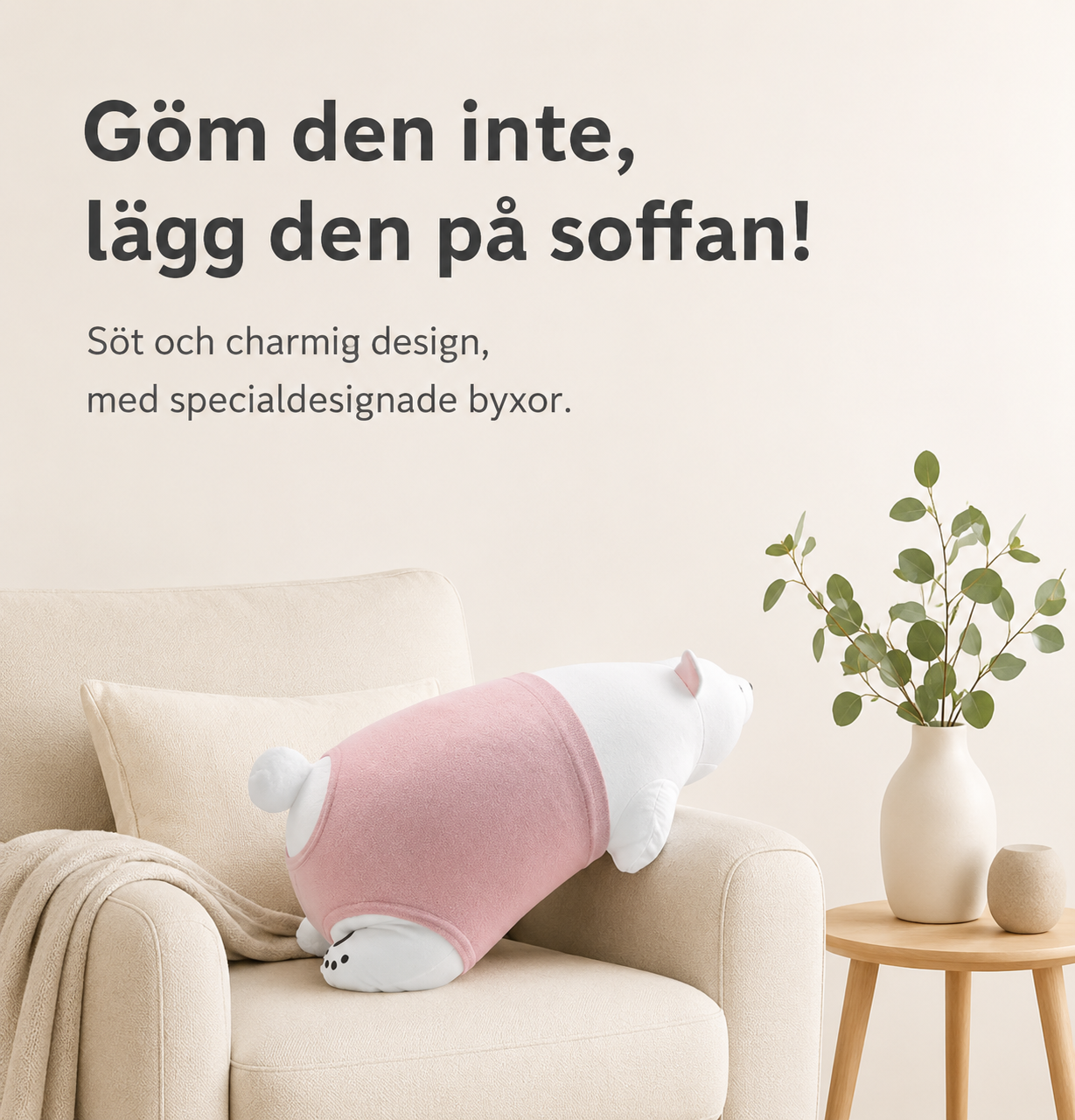 Elegant diskret teddybjörn