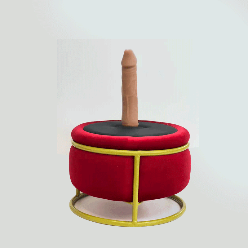 Röd Erotisk Ridmaskin